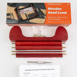 Wooden Bead Loom for Women Make Necklaces Bracelets Tools L0118