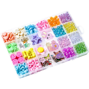 XUQIAN 24 Grid Children Beaded Toy Amblyopia Correction Set J0082
