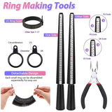 XUQIAN 28 Colors Crystal Beads Jewelry Kit with Wire & Pliers