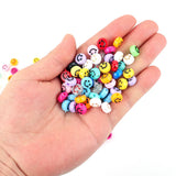 XUQIAN 300pcs Beads Kits with Elastic String Earring Hooks