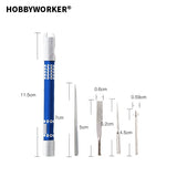 4Pcs Bead Reamer Tools Kit for Jewelry Making L0043
