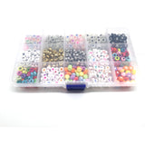 XUQIAN Mixed Loose Beads 750pcs for DIY Jewelry Making