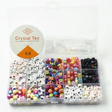 XUQIAN Kids' Acrylic Number English Letter Bead Set DIY Accessory J0081