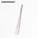 XUQIAN Twisted Big Eyes 0.23 mm Bead Needles for Jewelry L0070