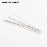 XUQIAN Twisted Big Eyes 0.23 mm Bead Needles for Jewelry L0070