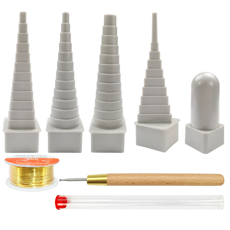 Wire Wrapping Tools Set with Copper Wire and Bead Reamer L0181