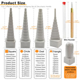 Wire Wrapping Tools Set with Copper Wire and Bead Reamer L0181