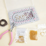 Travel Jewelry Making Set with Bead Board & Pliers