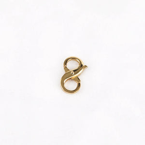 XUQIAN 14mm 8-Character Buckle for Keychain Bracelet Necklace A0042