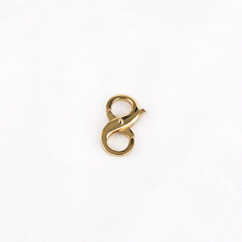 XUQIAN 14mm 8-Character Buckle for Keychain Bracelet Necklace A0042