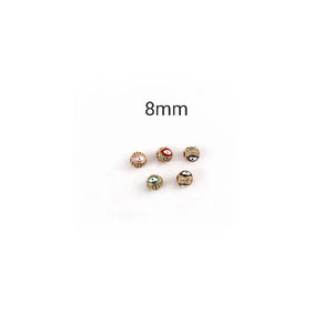 XUQIAN 5pcs Cartoon Drops Enamel Eyes Smiley Face Beads for Bracelet B0275