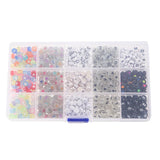 XUQIAN 750pcs 7mm DIY Acrylic Letter Beads Jewelry Making Kit