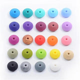 XUQIAN Small Abacus Beads 12*7mm for Pacifier Chain B0008