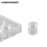 XUQIAN Bead Storage Box with 30 Small Bottles Organizer L0011