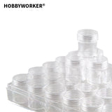 XUQIAN Bead Storage Box with 30 Small Bottles Organizer L0011