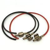 XUQIAN Round Braided Cowhide Leather Cord 2.5mm Men Necklace Bracelet A0056