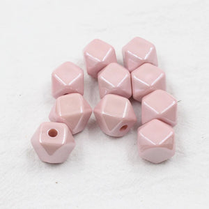 XUQIAN Acrylic Geometric Loose Beads for Jewelry Making