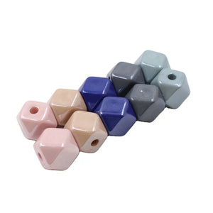 XUQIAN Acrylic Geometric Loose Beads for Jewelry Making