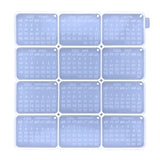 DIY Calendar Shape Keychain Silicone Epoxy Molds for Valentine Gift