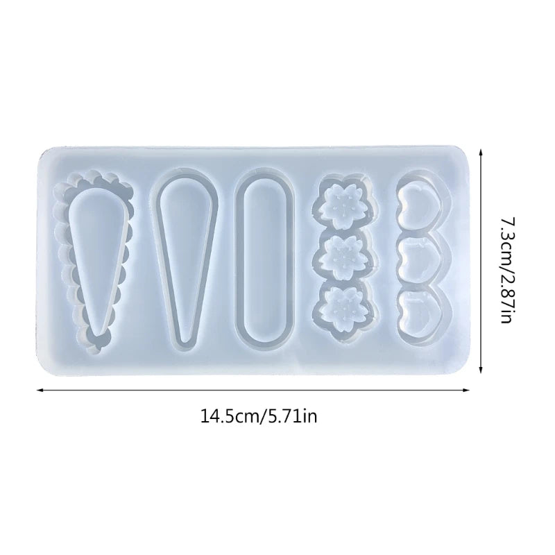 Hair Pin Silicone Mold for DIY Jewelry Making