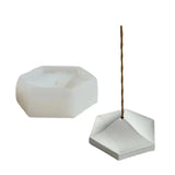 Hexagonal Incense Sticks Holder Molds DIY Cement Plaster Concrete Mold