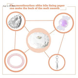 XXFD Hot Melt Kiln Paper Square Shelf Paper for Glass Fusing