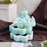 Resin Storage Box Mold with Lid Silicone Jewelry Trinket Organizer