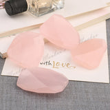 Pink Natural Rose Crystals Loose Beads 30*40mm