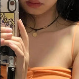 Xiaofu Clavicle Chain Blessing Necklace Hand-Woven Rope Necklace