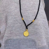 Xiaofu Clavicle Chain Blessing Necklace Hand-Woven Rope Necklace