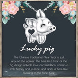 Xiaojing 925 Silver Flying Pig Necklace Heart Women Jewelry