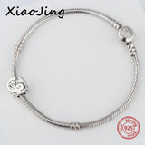 925 Sterling Silver Elephant Mom & Baby Bead Charm for Bracelets - Mother's Gift