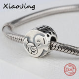 925 Sterling Silver Elephant Mom & Baby Bead Charm for Bracelets - Mother's Gift