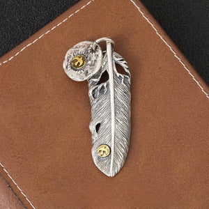 S925 Sterling Silver Hip Hop Lion Pendant Sweater Chain