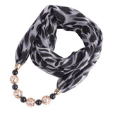 Leopard Scarf Necklace For Women
