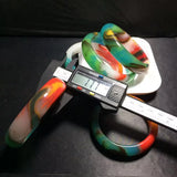 Xinjiang Colorful Jade Bracelet Silk Jade Ladies Joker Bracelet