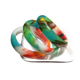 Xinjiang Colorful Jade Bracelet Silk Jade Ladies Joker Bracelet