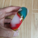 Xinjiang Colorful Jade Bracelet for Women