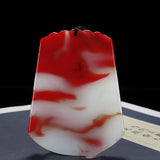 Xinjiang Gobi Chicken Blood Jade Dragon Zodiac Pendant