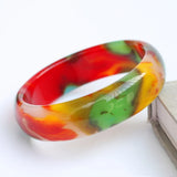 Xinjiang Gobi Colorful Jade Bracelet Women's Jewelry