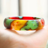 Xinjiang Gobi Colorful Jade Bracelet Women's Jewelry