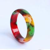 Xinjiang Gobi Colorful Jade Bracelet Women's Jewelry