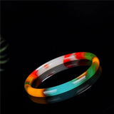 Xinjiang Gobi Colorful Jade Bracelet Women's