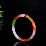 Xinjiang Gobi Colorful Jade Bracelet Women's