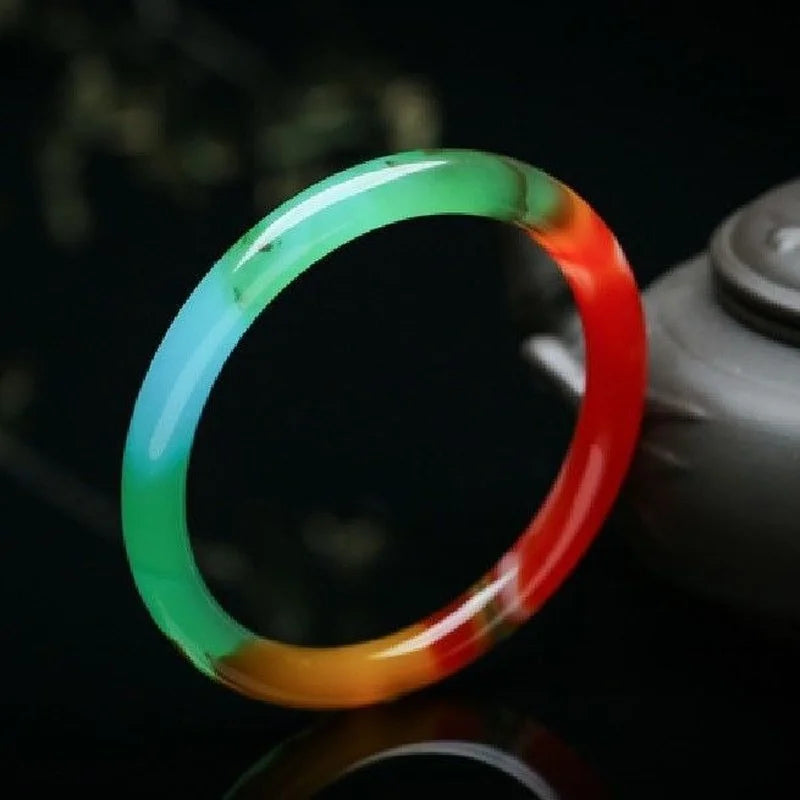 Xinjiang Gobi & Hotan Golden Jade Bracelets