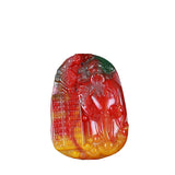 Xinjiang Gobi Colorful Jade God of Wealth Pendant