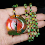 Xinjiang Gobi Jade Safety Buckle Pendant for Men and Women