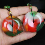 Xinjiang Gobi Jade Safety Buckle Pendant for Men and Women