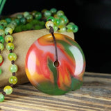 Xinjiang Gobi Jade Safety Buckle Pendant for Men and Women