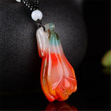 Xinjiang Gobi Magnolia Pendants Sweater Chain Jewelry